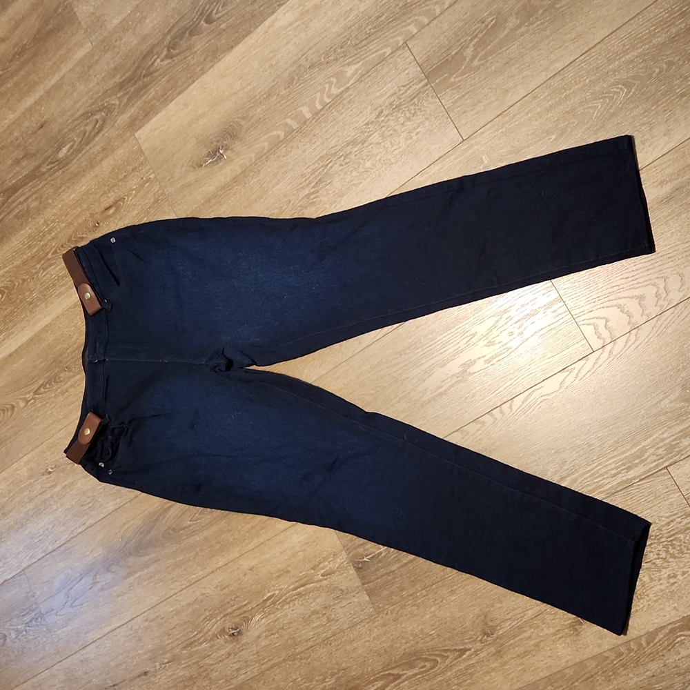Coldwater Creek Blue Jeans Size 12 Women's With Belt